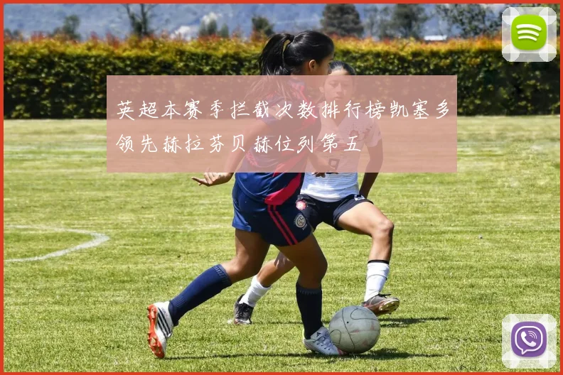 英超本赛季拦截次数排行榜凯塞多领先赫拉芬贝赫位列第五